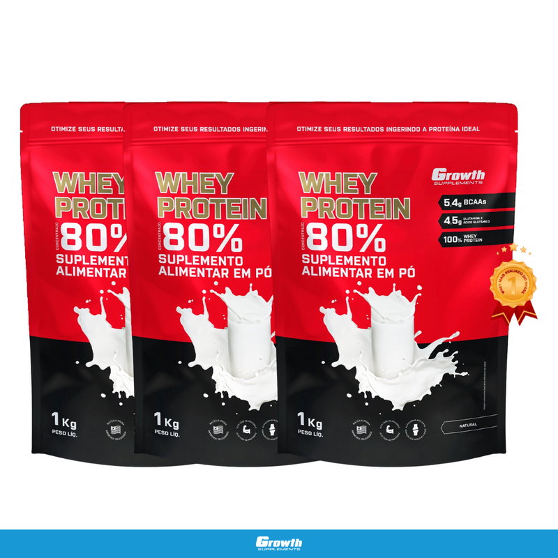 3 WHEY PROTEIN CONCENTRADO (1KG)