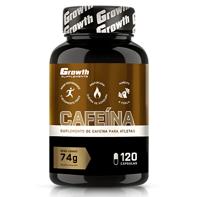 CAFEÍNA (420MG) 120CAPS - GROWTH SUPPLEMENTS (THERMOGÊNICO)