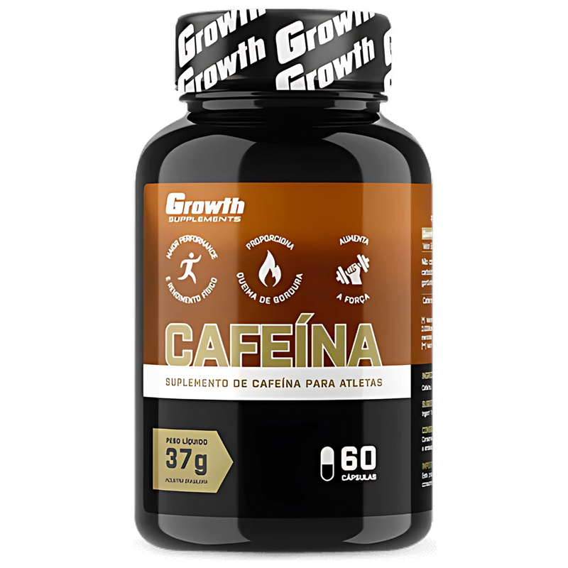 CAFEÍNA (420MG) 60 CAPS - GROWTH SUPPLEMENTS (THERMOGÊNICO)