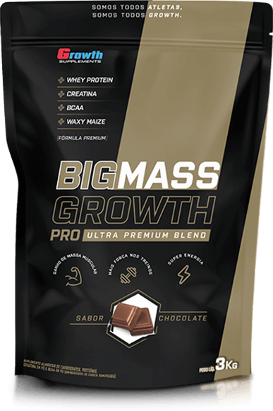 BIG MASS PRO HIPERCALÓRICO 3KG - GROWTH SUPPLEMENTS