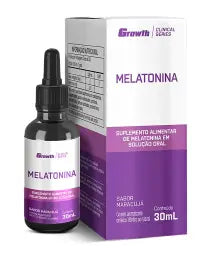 MELATONINA 0,21MG 30ML SABOR MARACUJÁ - GROWTH SUPPLEMENTS